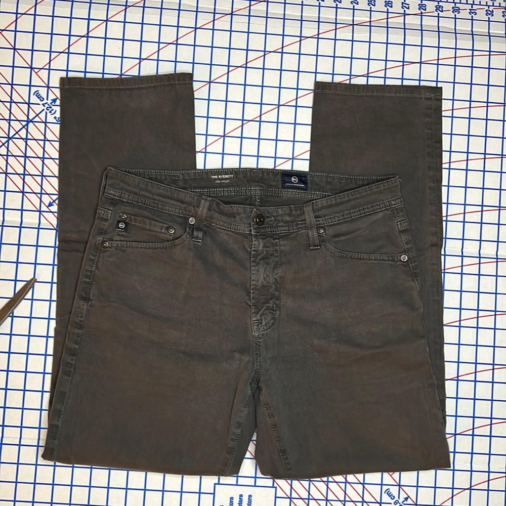 AG Jeans. Adriano Goldschmidt Jeans in gray fabric